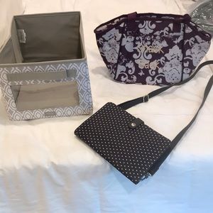 Thirty one NEW lunch tote, crossbody bag and bin